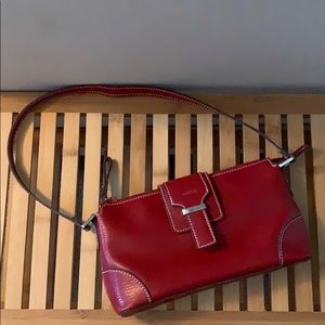 Mondani NewYork Red Simulated Leather Shoulder Bag